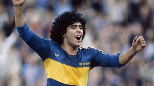 Maradona con La de Boca.&nbsp;