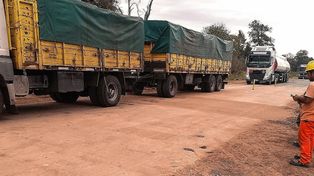 Habilitaron nuevamente el tránsito en la Ruta 34 tras reparar la alcantarilla dañada en Ceres