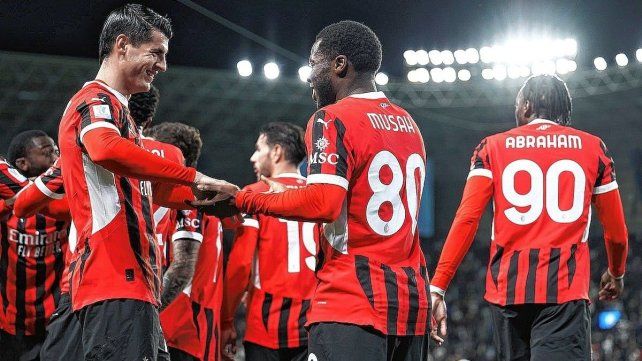 Milan superó a Juventus y jugará la final de la Supercopa de Italia ante Inter
