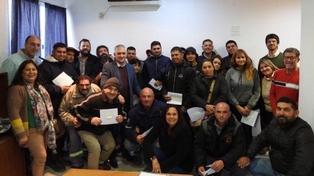 Empleados municipales de Sauce Viejo