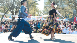 Festival patriótico en el Campo de la Gloria