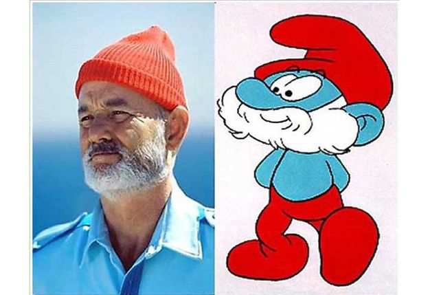 Abuelo Smurf de Los Pitufos