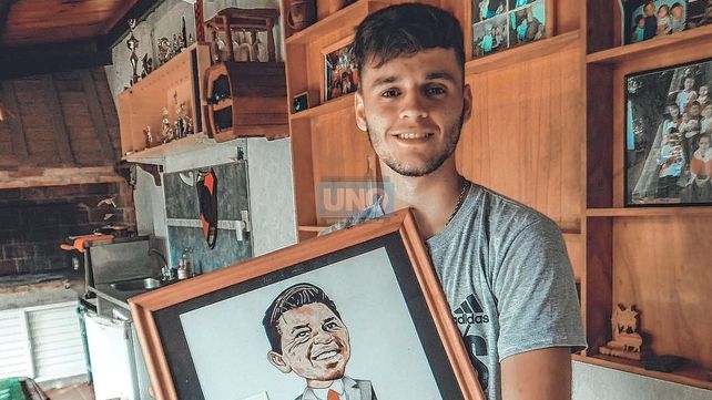 Matías Restano, trazos de un artista con corazón millonario