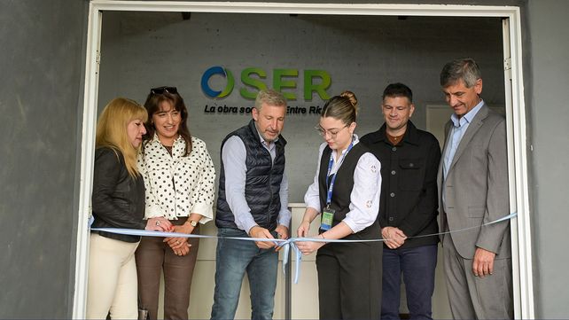 El gobernador Rogelio Frigerio dejó oficialmente inaugurado un nuevo consultorio odontológico de la Obra Social de Entre Ríos (OSER) en San José de Feliciano