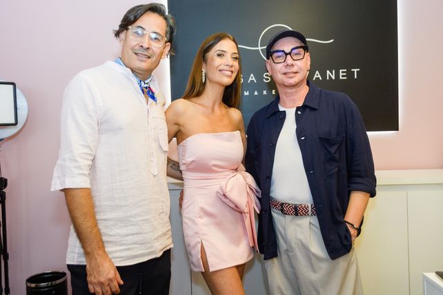 Marcelo Pinto, Elisa Sauvanet y Diego Finos