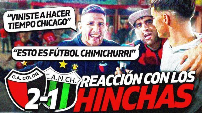 La reacción de los hinchas de Colón tras el triunfo ante Chicago para seguir en la cima