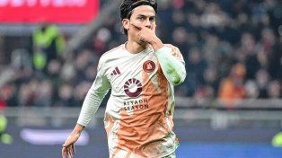 Dybala, en un gran momento en la Roma.