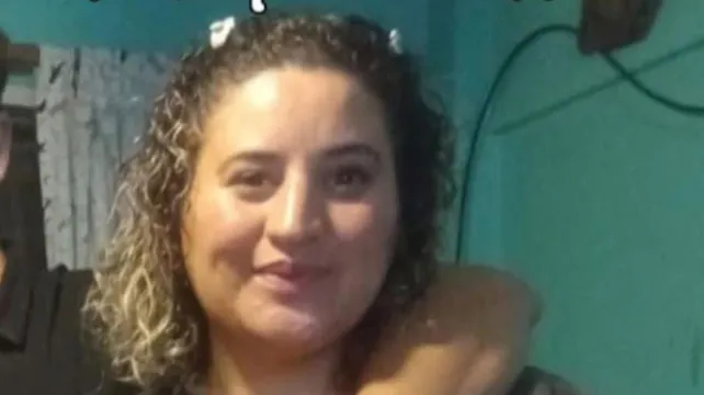 Micaela Albornoz en una foto familiar