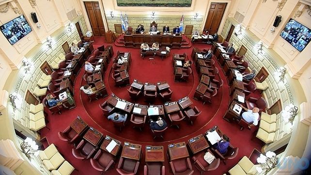 Recinto vacío. El encuentro finalmente se realizará en la sede de la Comisión de Seguridad y sin la presencia de periodistas.