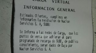 Tarjeta Sube: advierten que quienes se adhieran al paro podrían ser dados de baja