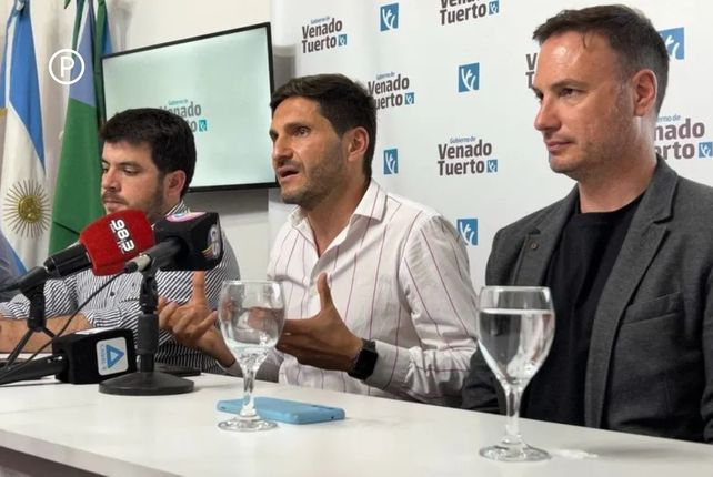 Chiarella, Pullaro y Enrico, referentes políticos del departamento General López.