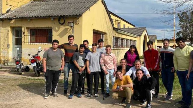 Los alumnostrabajan en las instalaciones de la antigua Escuela de Aprendices