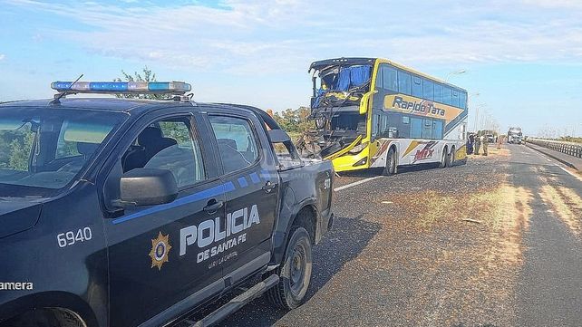 Accidente de tránsito múltiple en la Ruta Nacional 168