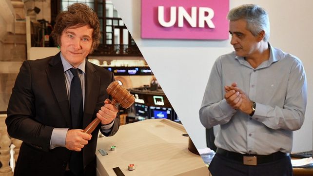 El presidente Javier Milei tuvo que reconocer un error en X. El rector de la UNR dijo que siempre se intenta poner un manto de sospecha sobre la universidad.&nbsp;
