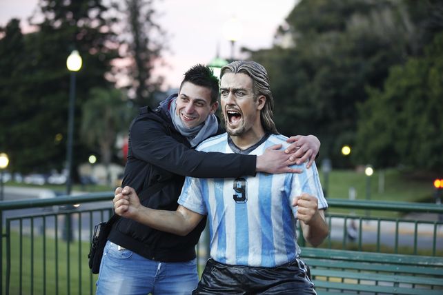 Una estatua de Bati en Buenos Aires.
