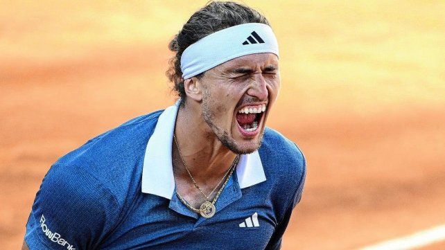 El alemán Alexander Zverev superó al chileno Nicolás Jarry para quedarse con el Masters 1000 de Roma.