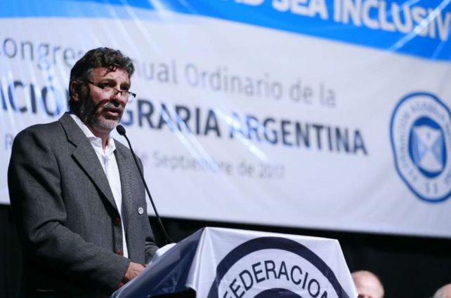 El presidente de Federación Agraria