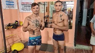 Pesaje: Marcos Martínez y Damián Centurión, listos.