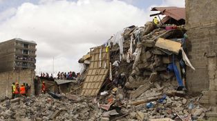Hay varias personas desaparecidas tras el derrumbe de un edificio en la capital de Kenia