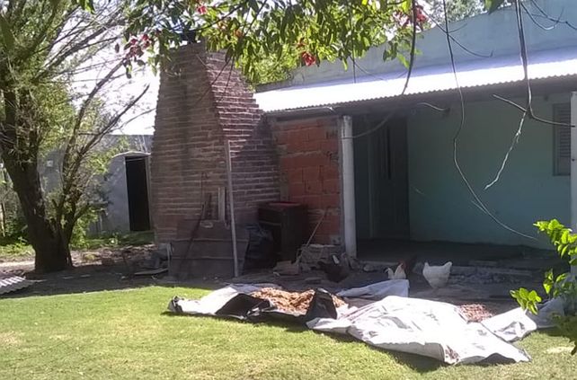 El patio del centro de salud.&nbsp;