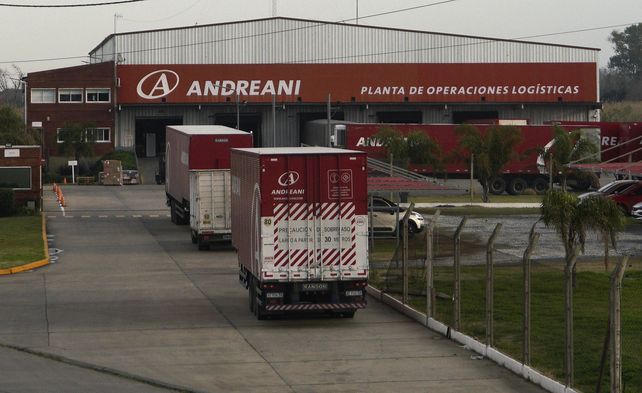 El hub logístico de la empresa Andreani
