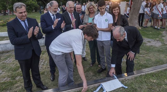 La Ciudad rindió homenaje al italiano Gino Bartali en el Paseo de los Justos
