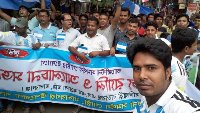 ¿Por qué se festeja en las calles de Bangladesh el triunfo de Argentina?