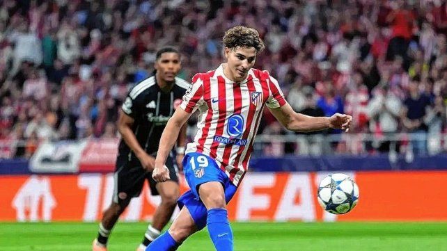 Giuliano y Julián dijeron presente en la goleada del Atlético de Madrid.