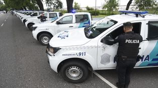 La presentación del impresionante despliegue de fuerzas policiales se realizó este viernes por la tarde en la zona de avenida Belgrano.&nbsp;