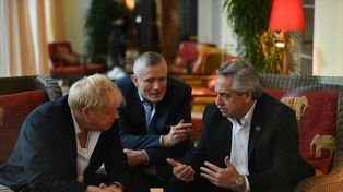 Fernández se reunió con Johnson y le propuso reanudar las negociaciones de soberanía sobre las Malvinas