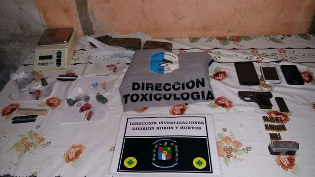 Allanamiento. Robos y Hurtos y Tóxico ejecutaron el operativo.