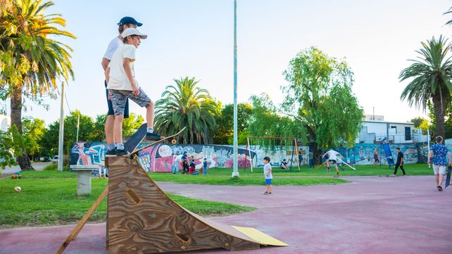 Drop en la plaza.&nbsp;
