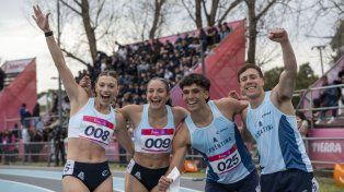 Argentina consiguió medalla de plata en la prueba de relevos en el CARD de Santa Fe