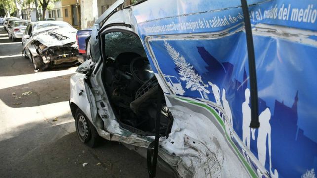 As&iacute; qued&oacute; el utilitario que conduc&iacute;a Fabi&aacute;n cuando fue chocado por el Focus de Gast&oacute;n Abraham D.&nbsp;