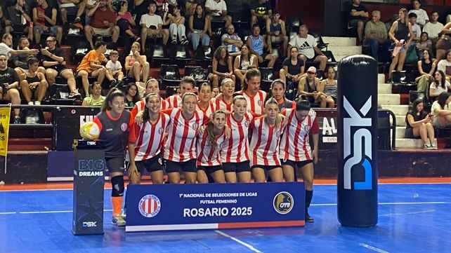 Las jugadoras del futsal de Rosario