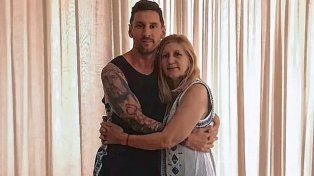 Lionel Messi hizo un viaje relámpago a Rosario para pasar el Día de la Madre junto a Celia.