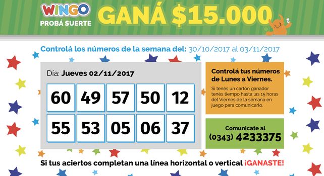 Wingo: Los números de la semana