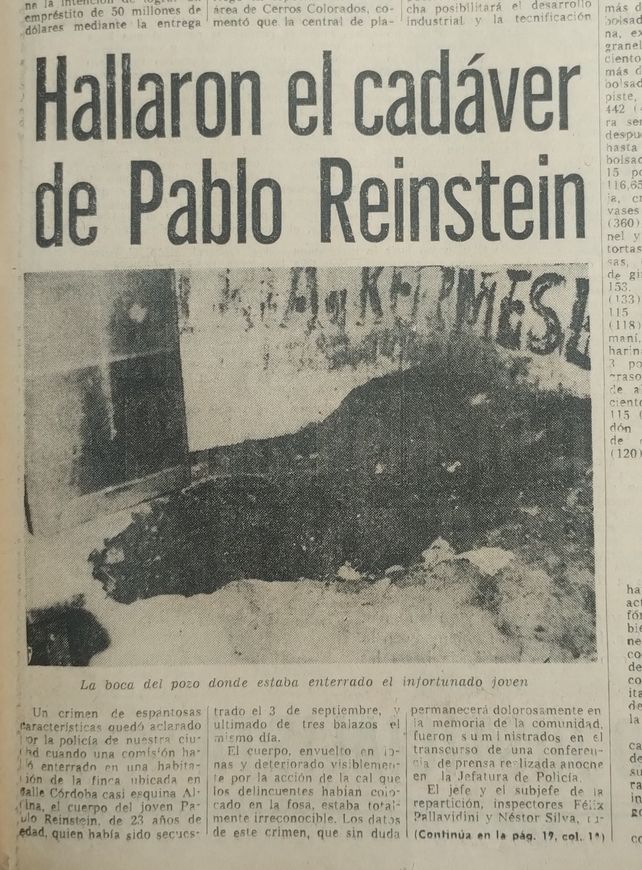 A 50 años del secuestro y crimen de Pablo Reinstein: la trágica historia que derivó en una misteriosa venganza