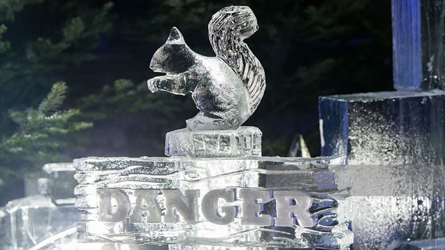 El reino mágico de hielo expone sus esculturas en Londres