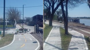 Una recorrida por el nuevo Paseo del Puerto  de Santa Fe