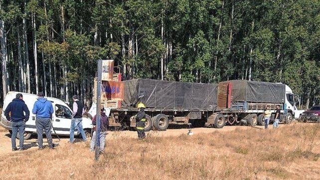 El accidente en Villa del Rosario fue entre un utilitario y un camión.