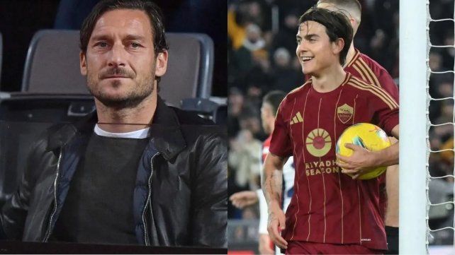 Totti se rindió a los pies de Dybala.