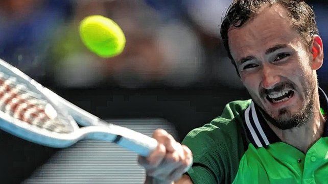 El ruso Daniil Medvedev llegó a las semifinales del Abierto de Australia.