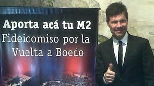 Marcelo Tinelli, cada vez más lejos de la tele y más cerca de Boedo