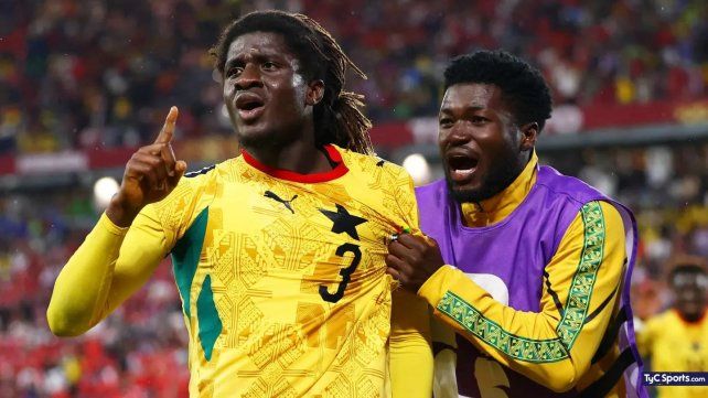 Ghana derrotó sobre la hora a Panamá para cerrar la primera fecha del Grupo L