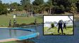 Volvieron los repollitos al lago del Parque del Sur y la Municipalidad activó un operativo intensivo de limpieza