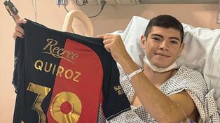 Quiroz pasó con éxito la operación en la rodilla
