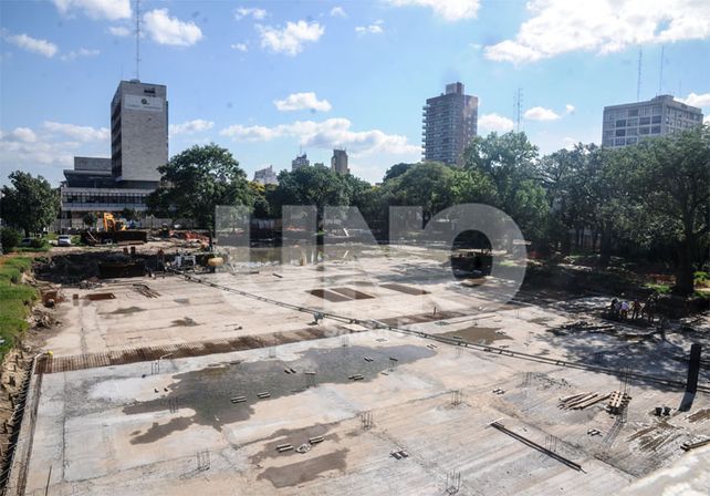 Una imagen del avance de la obra al 14 de enero de 2015 / Foto: Manuel Testi - Uno Santa Fe