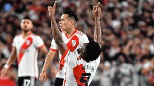 River ganó con tantos del colombiano Borja