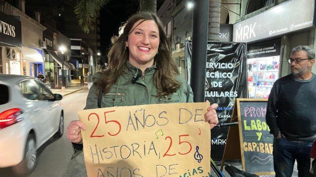 Axel festejó sus 25 años de música en Paraná